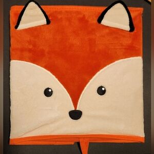 Collapsible Fox Fabric Bin